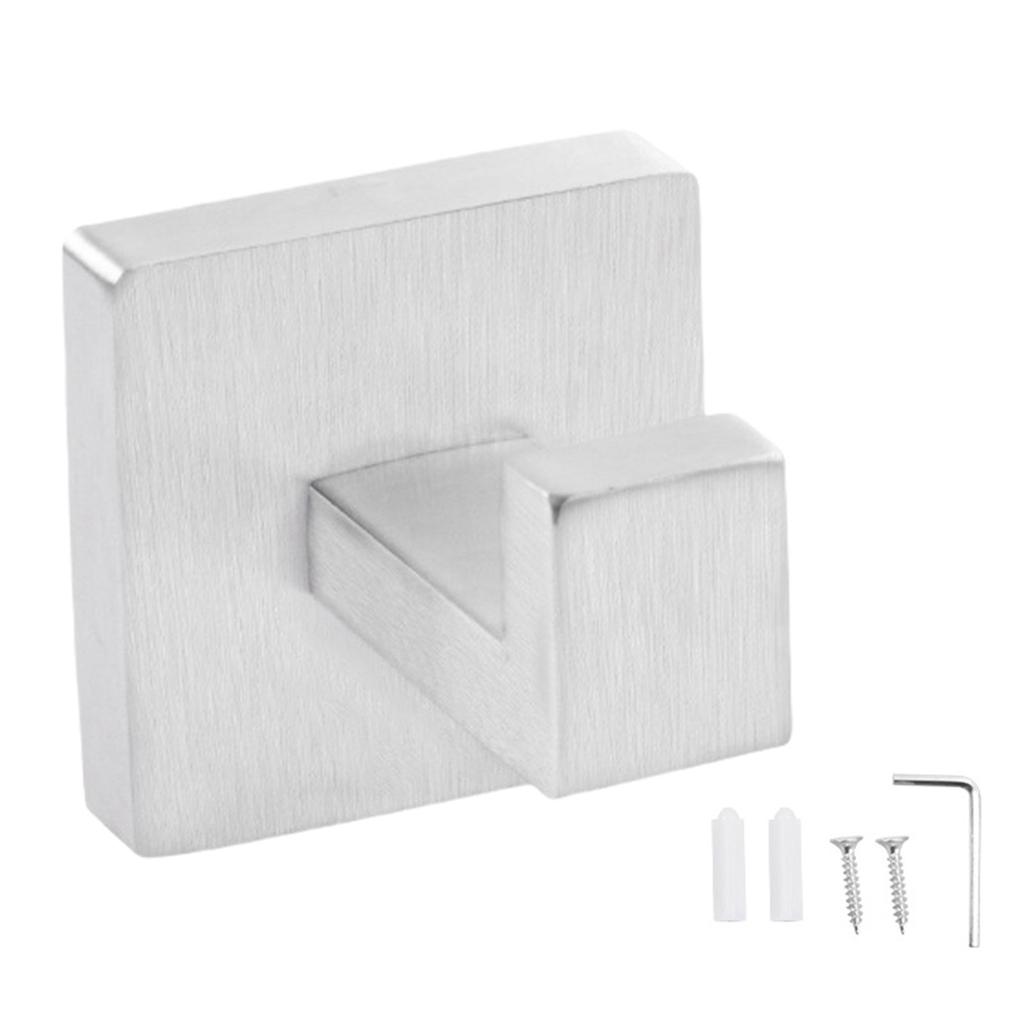 Multifunctional Stainless Steel Wall Hook for Shower Easy To Installion Support On Bathroom Door and Wall Decoration