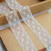 10Meters/lot 3.5cm Wide White Double-sided Polyester Non Elastic Lace DIY Handmade Hair Accessory Clothing Decoration Accessories
