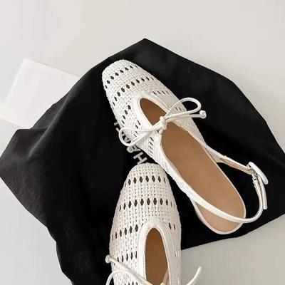Мода Мода Мягкие Ажурные Женские Балетки Лето Осень Мэри Джейн Обувь для Ходьбы Повседневная Круглый Носок Девочки Лоферы Обувь