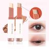 Gradient Two-tone Eyeshadow Stick Eye Modification Natural Brightening Lazy Waterproof Sleeper Silkworm Eyeshadow Stick Lasting Set Women Makeup