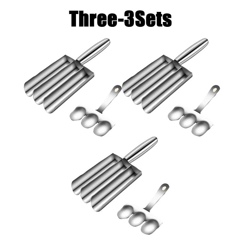 304 Нержавеющая сталь Ложка для фрикаделек Фрикаделькоделатель Форма для фрикаделек Форма для шариков Рыбные шарики Форма для фрикаделек Слайдер из креветок Форма для крокетов Инструмент