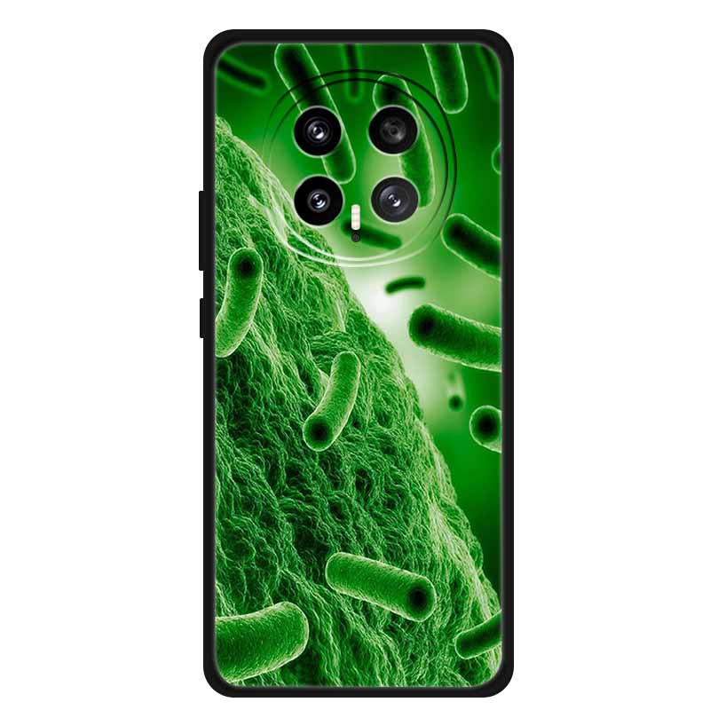 Защитный чехол для мобильного телефона For Honor Magic8 5G, с цветочным рисунком, мягкий, черный силикон, задняя крышка для Honor Magic 8 2025, чехол Funda