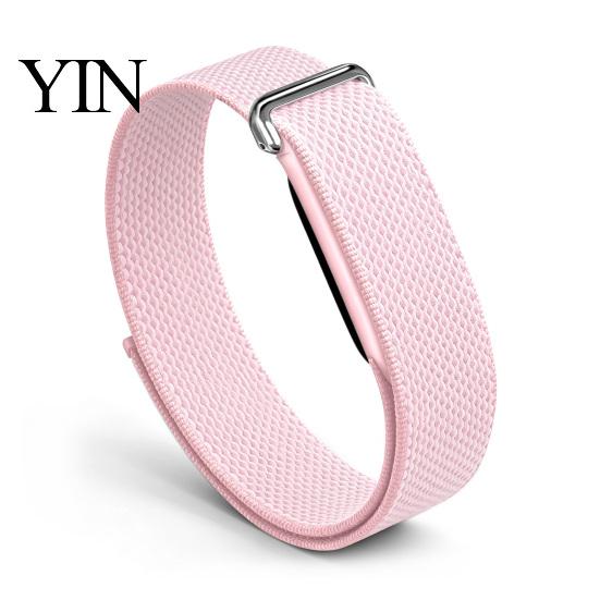 Универсальные спортивные сменные ремешки Нейлоновый ремешок для Fitbit Air, Дышащий ремешок для часов, Регулируемый спортивный браслет отводящий пот, Браслет против пота