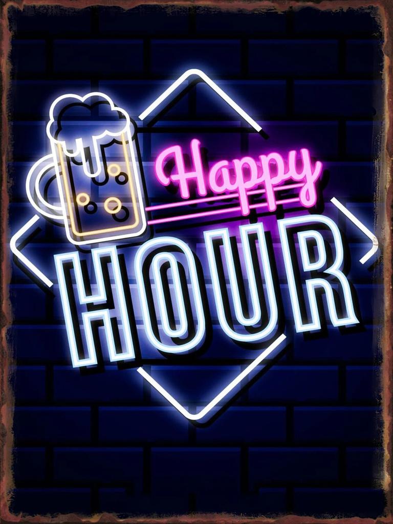 Neon Beer Bar Poster Metal Signs for Pub Home Bedroom Decor Tin Sign Decorative Plaques Painting Wall Aesthetical Decoration