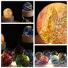 Smooth Led Night Lamp Chroma Ambient Light Interior Decoration Crystal Ball  Bedroom Decoration
