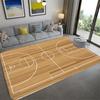 Basketball Court Carpet Basketball Area Rug for Bedroom Bedside Living Room Sofa Table Sport Theme Floor Mat Ball Games Doormat