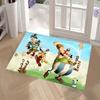 1pc A-Asterix O-Obelix Hallway Bathroom Absorbent Mats Anti-Slip Mats Home Decor Supplies Carpets Home Kitchen Floor Mats
