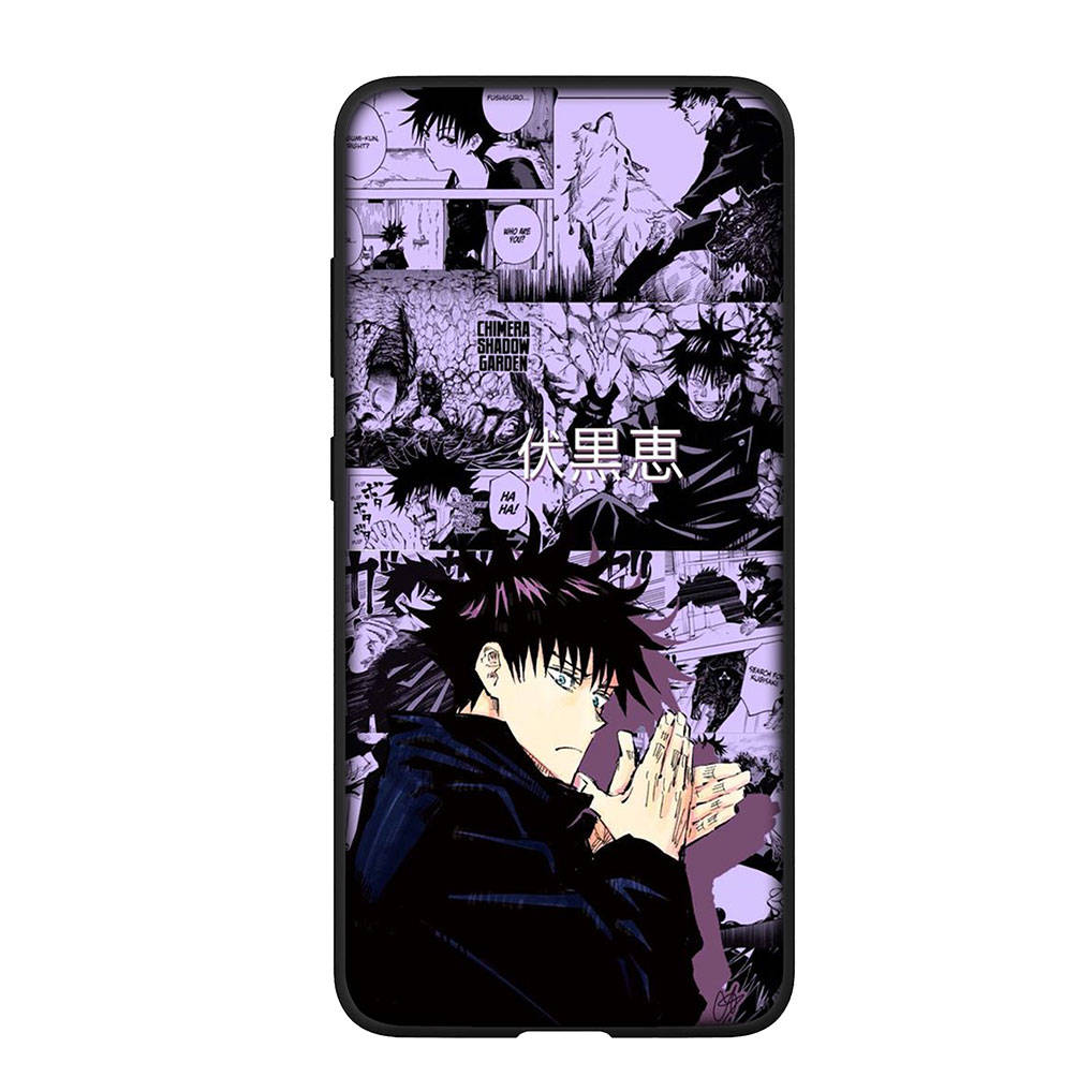 Для Samsung Galaxy S24 S23 iPhone 16 15 14 Xiaomi Redmi Note 13 12 11 10 Plus 9 Pro Max X XR чехол для телефона Jujutsu Kaisen Gojo Satoru Cartoon OPPO Huawei