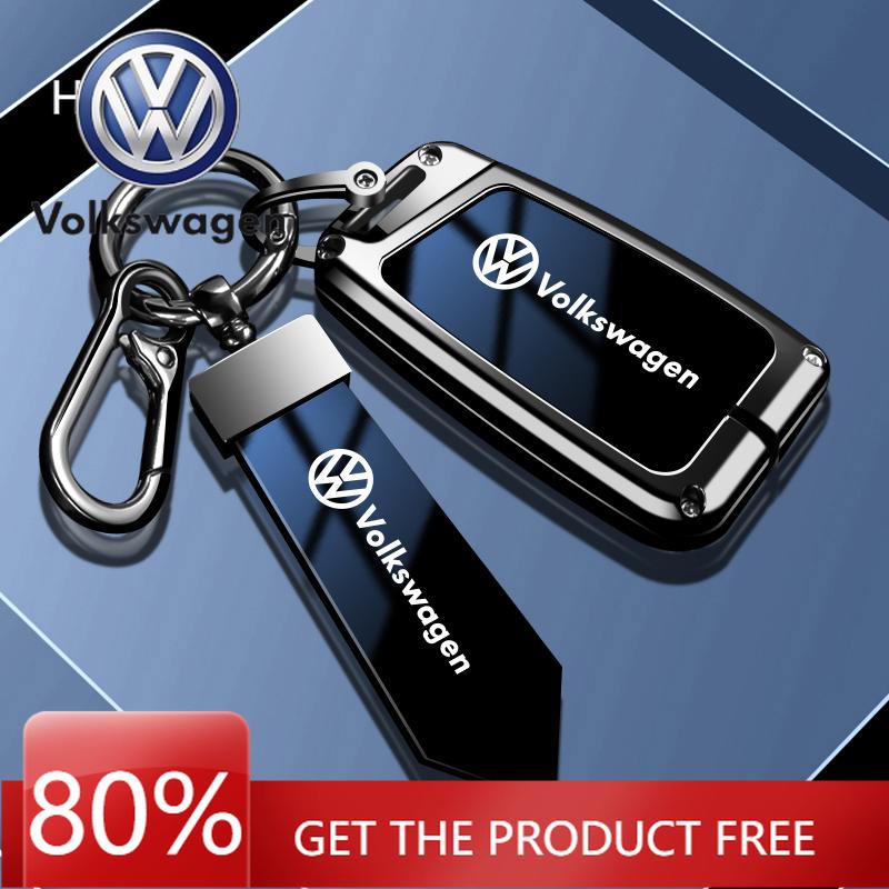 Для VOLKSWAGEN VW Автомобильный металлический чехол-брелок для ключа Защитная крышка для Volkswagen Tiguan MK2 Magotan Passat B8 CC Для корпуса брелока Брелок Аксессуар