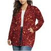 Women's Long Sleeve Blazers Party Sparkly  Coat