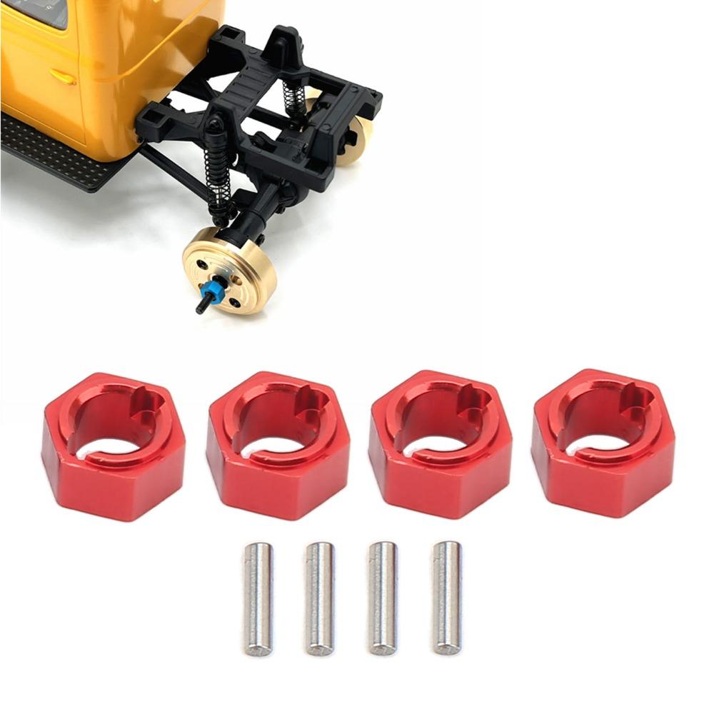 4Pcs Easy Installation RC Wheel Hex Drive Adapter for FMS FCX24 1/24 RC Car