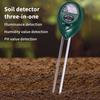 Plant Test Flower Instrument Tool 3 In 1 Soil Meter Moisture Light Ph Testers With 2 Probes Soil Monitor For Garden
