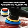 5pcs/Set 3/4/5/6/7 Inch Car Polishing Pad Kit Polisher Waxing Pads  for Car Polisher Dril