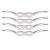 4 Pcs Rope Cleat Hook Stainless Steel Corrosion Resistance Durable Flagpole Boat Column Fixed Cleats150mm