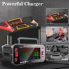 For Lead Acid AGM GEL Batteries EU Plug 12V/10A 24V/5A Fully Automatic High Power 150W Car Battery Charger Pulse Repair
