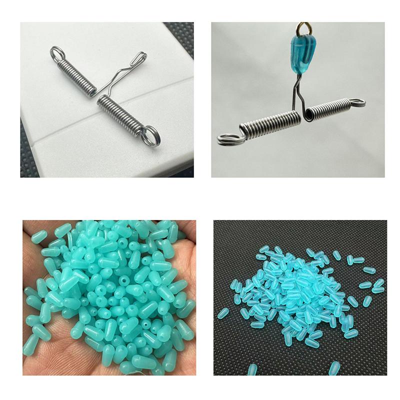 Пружинная вилка Быстрый крючок Разделитель лески Крючок Противозакручивающий отцеп Пружинные рыболовные снасти Аксессуары для дикой рыбалки