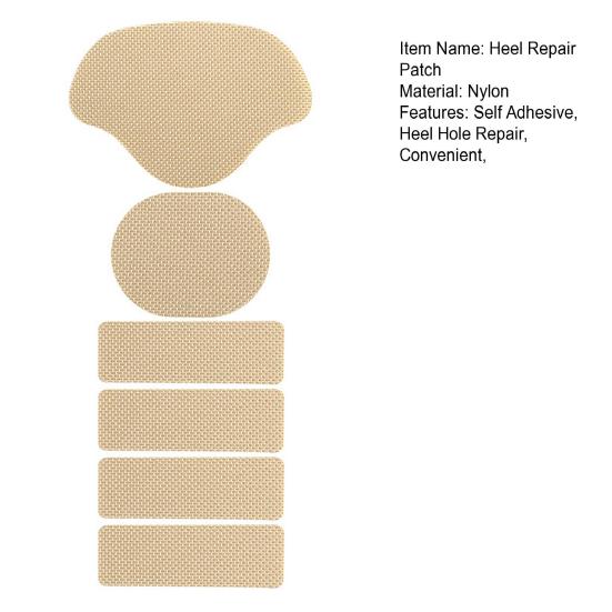 6 Pcs Shoe Heel Repair Self-Adhesive Inside Shoe Patches for Repair Sneakers Holes Shoe Heel Insert Pad Protector for Shoes Boots