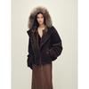 CHIC PARKA Removable Fox Fur Collar Down Parka