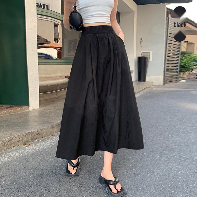 Женская юбка А-силуэта в стиле ретро выше колена - французский стиль, лето 2024 г.