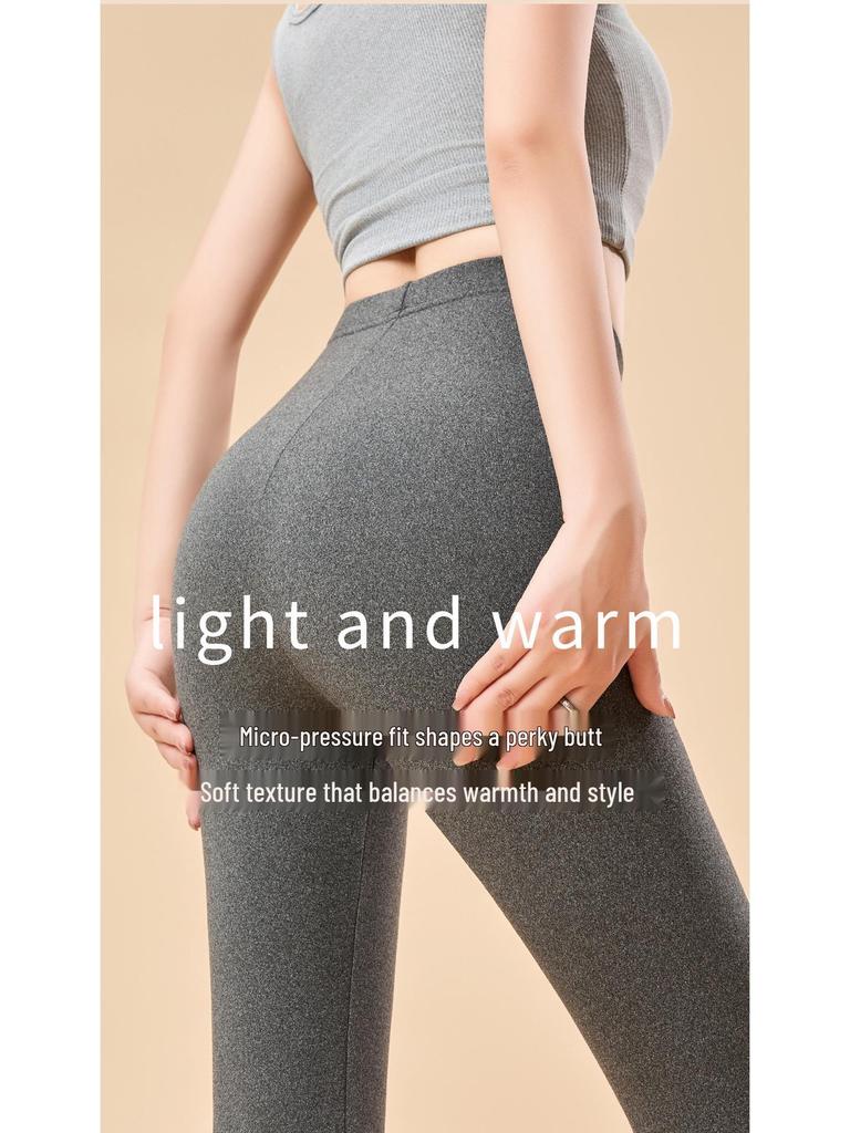 Бархатные Осенние Женские Леггинсы с Низкой Посадкой, Двусторонние, с Начесом, Теплые