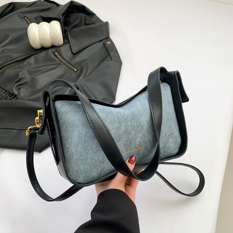 Весенняя новая простая и модная сумка через подмышку, модная ретро-сумка, женская повседневная модная сумка через плечо