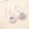 Genuine Pink Morganite Gemstone 925 Stamped Silver Earrings For Women's 1.5 Inch EE-153-2