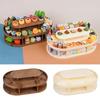 1:12 Mini Fruit Beverage Dessert Stand Brown White Market Scene Model Dollhouse Furniture Toy