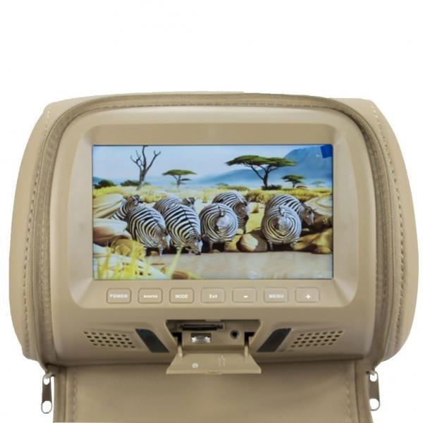 Universal 7 Inch Car Headrest Monitor Rear Seat Entertainment Player