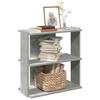 VidaXL 3-Tier Bookcase Concrete Grey 60x30x60 Cm Engineered Wood, Shelf, Book Shelf, Storage Shelf, 860250