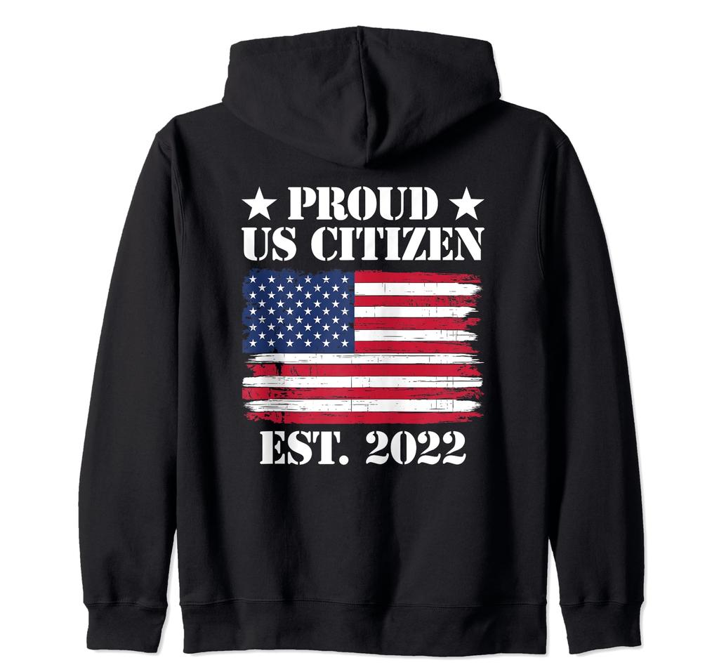 US Citizen Est 2022 US Citizenship Zip Parka