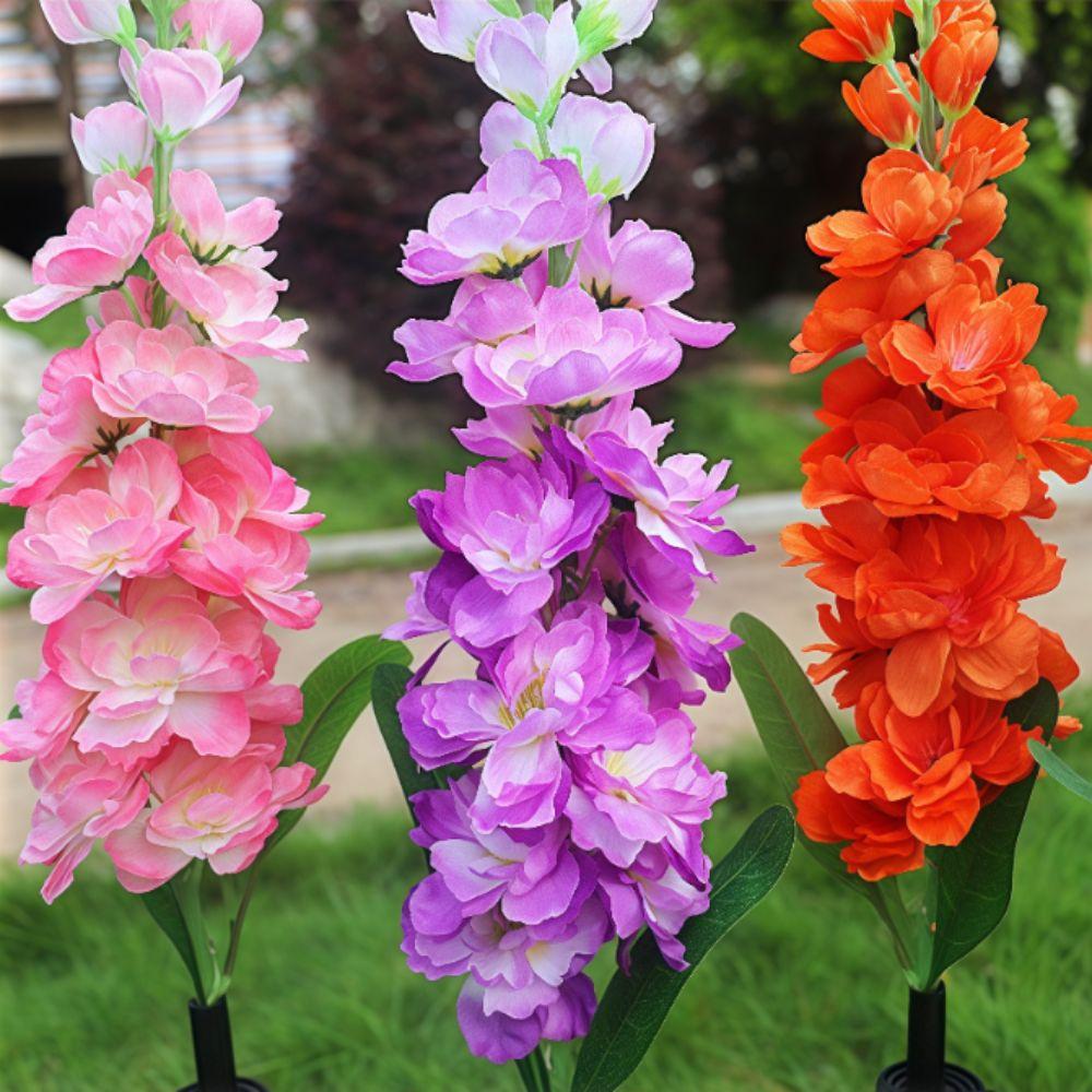 Solar Powered Solar Hyacinth Lawn Lights Waterproof Courtyard Decoration Landscape Lamp Courtyards