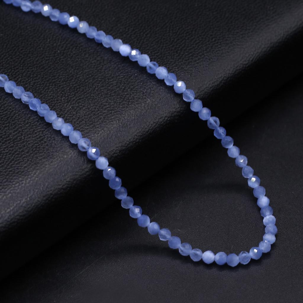 1 нить, граненые бусины из натурального камня, модные опаловые бусины-разделители для изготовления ювелирных изделий, DIY ожерелья, браслеты, подвесные декоративные аксессуары 38 см