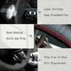 Car Steering Wheel Cover For Toyota Yaris GR    Suede Leather Non-Slip And Soft Car Interior Accessories