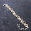 Morganite Gemstone 925 Sterling Silver Bracelet 7-8"
