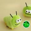 Cat Plush Toy Interactive Catnip Green Bug Cute Kitten Chew Toy Squeak Bite Resistance Cat Toy Accessories
