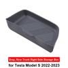 Для Tesla Model S 2022 2023 Задний багажник Органайзер для хранения вещей Ящик для внутренних аксессуаров Водонепроницаемые модели Мусорный бак