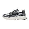 Retro Trendy Casual Sneakers Men Sneakers Basic-Black Plain-Gray Silver 112548893-2