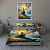Colorful romantic scenery. Bedding Duvet cover sets Duvet covers Pillowcases gifts (1 * Duvet Cover 2 * Pillowcases, without duvet insert)