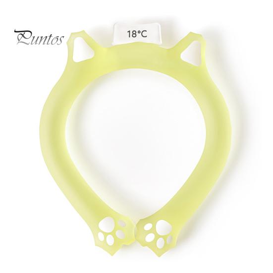 Летняя охлаждающая трубка для шеи Носимый охладитель для шеи Легкое многоразовое ледяное кольцо На открытом воздухе Предотвращение теплового удара Портативный воротник с обертыванием на шею