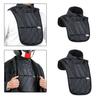 Winter Windproof Waterproof Motorcycle Neck Warmer Fleece Lining Zipper Closure Shoulder Warmer Outdoor Cycling Warm Scarf