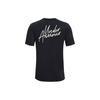 Under Armour Мужская футболка с круглым вырезом и короткими рукавами Snow Wash с буквенным принтом, черные 1373871-001
