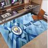 Personalized Crystal Velvet Carpet Manchester City Pattern Non Slip Floor Rug