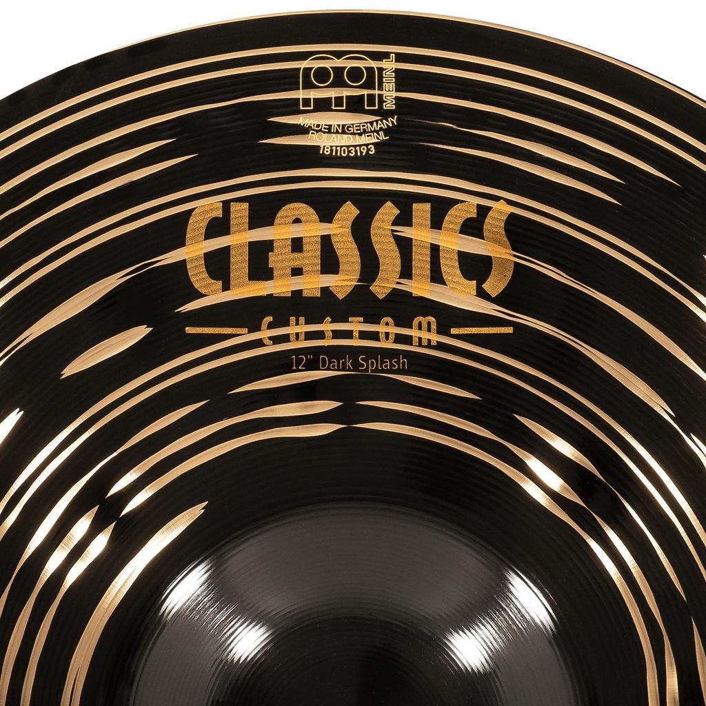 MEINL Cymbals Classics Custom Dark Series Splash Cymbals Splash CC12DAS 12" []
