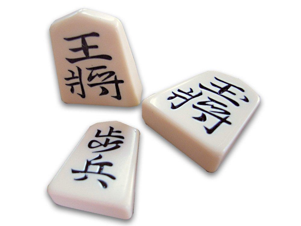 Plastic Shogi Pieces King In Plastic Case