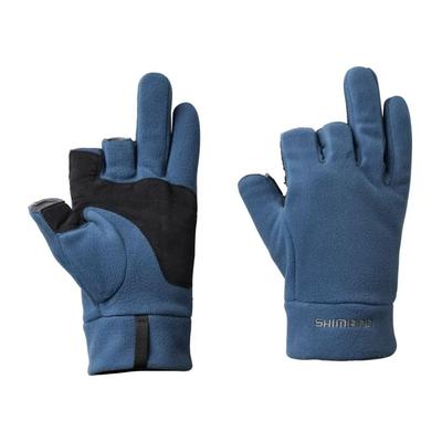 Перчатки флисовые SHIMANO Windstopper Синие XL GORE-TEX 3, Серые, GL-031W,