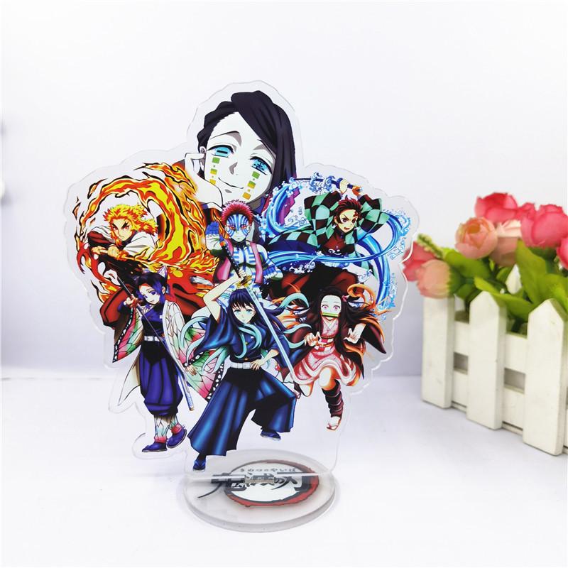 Акриловая подставка с изображением Танджиро и персонажей из «Истребителя демонов» — Идеально для украшения стола и в качестве подарка