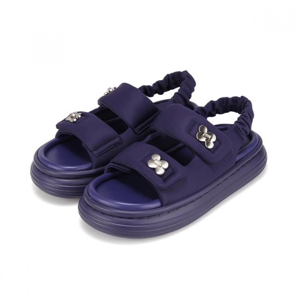 Barbara Women Bumper Shape Mold Padding Cushion Sandals 3 Colors Bbj363