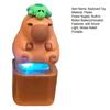 Мультяшная клавиатура Capybara Fidget Keychain со звуком и светом для снятия стресса для детей и взрослых