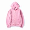 Cardigan Hooded Sweatshirt Solid Color Sportswear Top Autumn and Winter Unisex Zipper Sweater