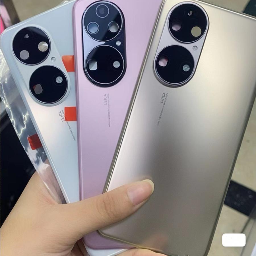 6,6 "для Huawei P50 Pro задняя крышка батарейного отсека заднее стекло задняя дверь корпуса для P50Pro крышка батарейного отсека с рамкой объектива камеры